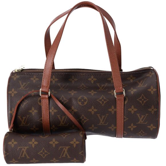 Louis Vuitton Papillon 30 Monogram Handbag M51365 Canvas + Pouch - Picture 1 of 8